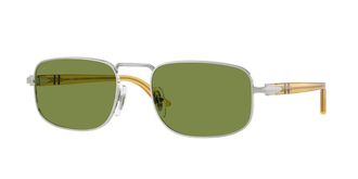 Persol PO1027S 518/4E Mens Sunglasses Silver Size 56