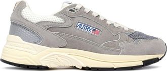 Autry Low-Top Sneakers in Suede and Mesh with Cream Sole
