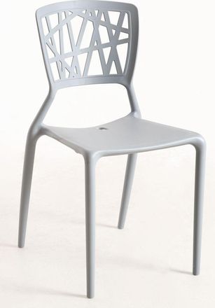 Regalos Miguel Sillas Comedor - Silla Delta - Gris Claro