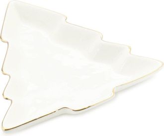 Melrose International Set Of 6 Ceramic Pine Tree Trinket Dish