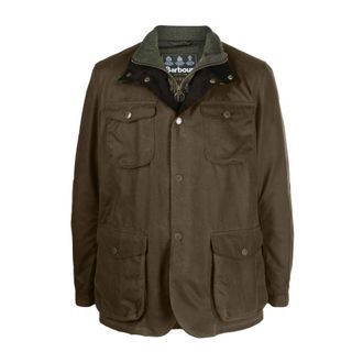 Barbour Green Jacket for Men Aw25 - male - Barbour - Light Jackets - Green - 2XL - Jackets