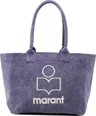 Isabel Marant Small Yenki Logo-embroidered Tote Bag