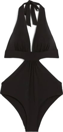 Max Mara Cassie badpak met V-hals - Zwart