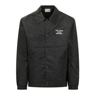Dr&ocirc;le de Monsieur Light Jackets, male, Black, Size: XL Slogan Jacket