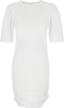 Isabel Marant Mylda Dress - Dames - Korte kleedjes - Wit - S - Katoen - Kleedjes