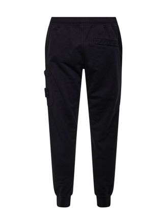 Stone Island Organic Cotton Joggers - Black