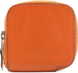 Herm&egrave;s Orange Chevre Myzore Leather Coin Purse/Coin Case (Pre-Owned)