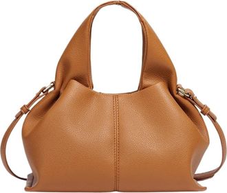 Generic Compatible For Cloud Shaped Handbag, Single Shoulder Bag Under Arms, Ball French Retro Style in Soft(Chocolate)