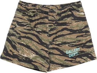 Gallery Dept. x Josu&eacute; Thomas elasticated camouflage-pattern track shorts - Green