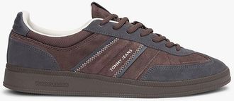 Tommy Hilfiger Mens Tommy Jeans Suede Skater Sneaker - Black - US 11.5 / EU 45