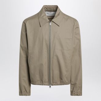 Ami Beige Ami De Coeur Zip Up Jacket