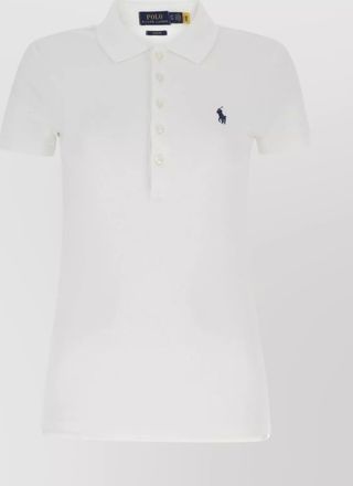 Polo Ralph Lauren cotton piqu&eacute; slim-fit short-sleeve polo shirt