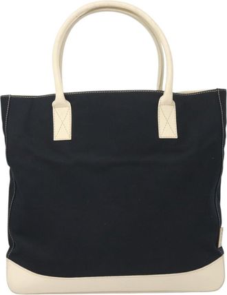 Fendi Navy Canvas Tote Bag (Pre-Owned)
