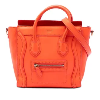 Celine Pre-owned Celine Nano Leather Luggage Tote Ladies A2P5T24X8QYX4MGD