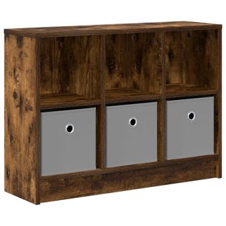 vidaXL Aparador Con Caj&oacute;n Roble Ahumado 73,5 X 22,5 X 53,5 Cm Vidaxl