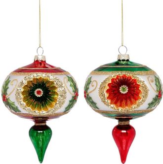 Mark Roberts Holly Berry Finial Ornament, Set of 6 in Red at Nordstrom