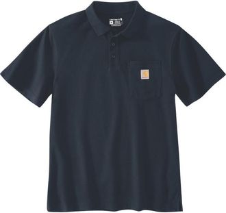 Carhartt Work in Progress Midweight S/S Pocket Polo Polo-Shirt f&uuml;r Herren | blau