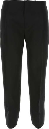 Bottega Veneta Womens Curved Shape Pant - Black Wool - Size EU 36 (Womens)