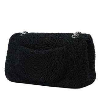 Chanel Pre-owned Double Flap Shoulder Bag - Dames - Pre-owned - Zwart - Maat: ONE Size Wol