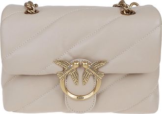 Pinko Love Mini Puff Sheepskin Shoulder Bag