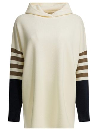 Max Mara Kapuzenpullover aus Schurwolle