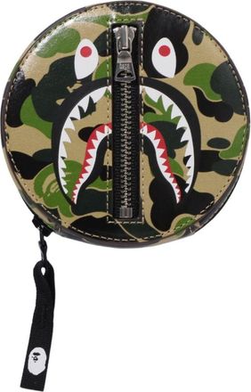 A Bathing Ape ABC Camo Shark Coin Case Green 1L80-190-012-GRN
