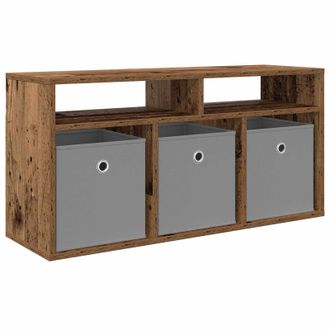 vidaXL Mueble Bajo Con Caj&oacute;n Madera Vieja 87 X 27,5 X 43 Cm Vidaxl