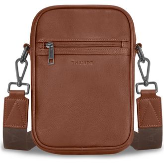 Champs Luggage Onyx Leather Vertical Crossbody Bag in Brown at Nordstrom Rack
