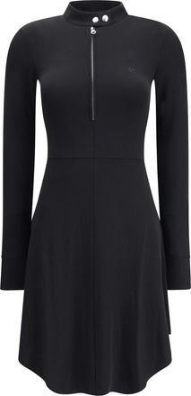 Courrèges Zippered Jersey Biker Dress