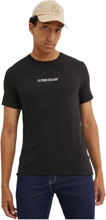 Guess Hombre, Camisetas, Negro, Talla: L