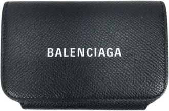 Balenciaga Pre-owned Business card case - unisex - Vintage Accessoires - Zwart - ONE Size - Vintage