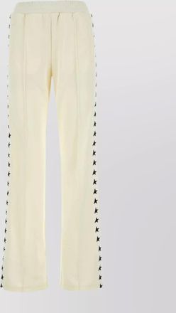 Golden Goose polyester star tape wide leg track pants