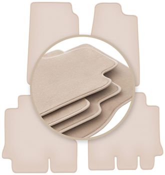 OEM Alfombrillas Beige Premium Para Jeep Wrangler Iii Jk Todoterreno 2006-2017