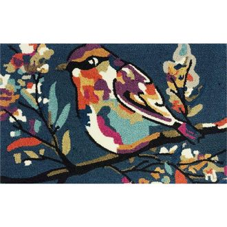 R16 Home Autumn Watercolor Bird Doormat in Multi at Nordstrom Rack, Size 30X48