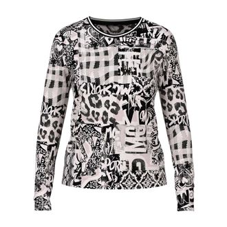 Marc Cain Dames, Tops, Veelkleurig, Maat: XS Katoen