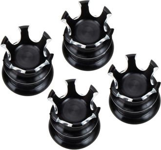 OEM Piezas De Tapas De Tuercas De Aleaci&oacute;n De Aluminio Negro Para