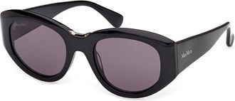 Max Mara MM0198 01A Womens Sunglasses Size 52