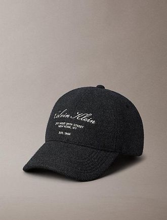 Calvin Klein Gorra Con Logo Bordado En Fieltro