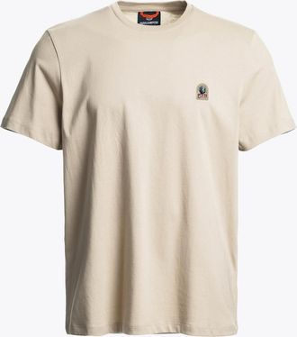 Parajumpers Mens T-Shirt in Nude Cotton - Size X-Large
