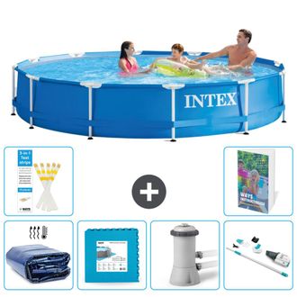 Intex Piscina Con Estructura Redonda - 366x76 Cm - 7-piezas S145
