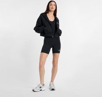 New Balance Mujer Active Bodysuit en Negro, Polywoven, Talla XL