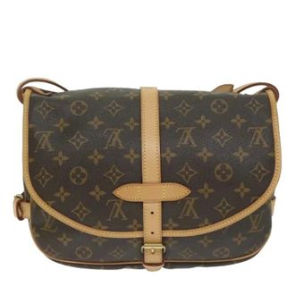 Louis Vuitton Pre-owned Cross Body Bags, female, Brown, Size: ONE SIZE Pre-owned Monogram Canvas Shoulder Bag