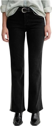 Levi's Wedgie Fit Straight Jeans - Dames - Regular Fit Jeans - Zwart - W28 L34 - Denim - Jeans