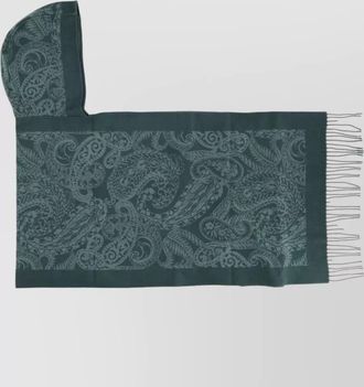 Etro wool hooded scarf