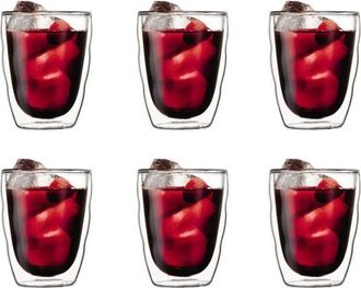 Bodum Set 6 Verres Thermo - Bodum - Pilatus - Double Paroi - 0.35 L - Transparent