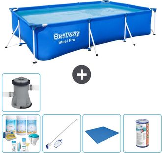 Bestway Piscina Bestway Steel Pro Rectangular - 300x201x66 Cm - 7-piezas S22080