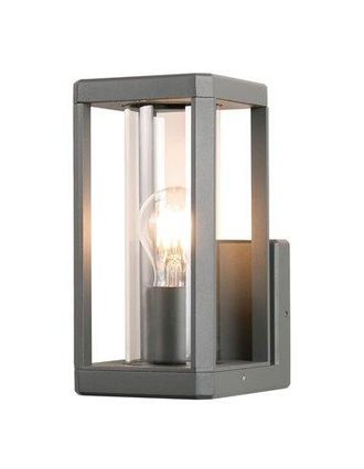 Mantra Mantra Aplique De Pared Exterior Rectangular Nevada 1luz E27 Negro/blanco/gris Oscuro