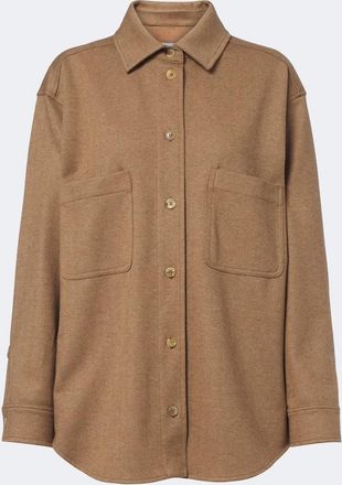 Max Mara Camisa en mezcla de pelo y lana