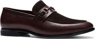 Carlos By Carlos Santana Lucien Bit Loafer in Brown Leather at Nordstrom, Size 11.5