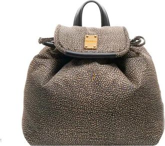 Borbonese Bags.. - Dames - Rugzakken - Bruin - ONE Size - Leer - Tassen